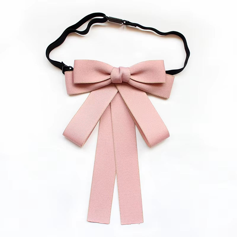 Vintage Fashion Retro Bow Tie Brooch Jewelry Ribbon Party Brooches for Women Girls Coat Suit Shirt Collar Pins Accessories Gifts