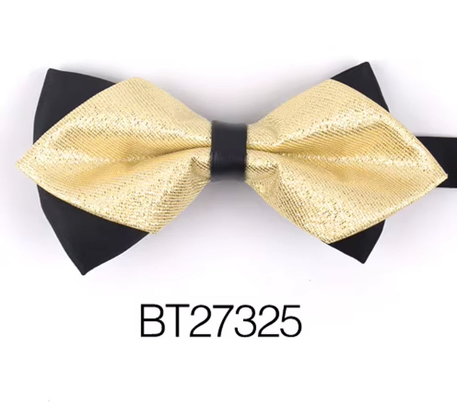 Pointed Bow Ties for Men Women Shirts Classic Men'S Bow Tie Business Wedding Bowknot Adult Solid Bowties Butterfly Suits Tie