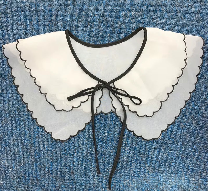 Autumn and Winter Fake Collar for Shirt Detachable Collars Lace False Collar Doll Collar Sweater Shirt Dress Decoration