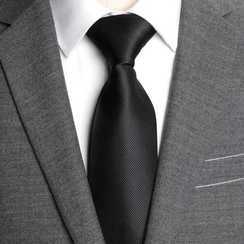 Classic Men Business Formal Wedding Tie 8Cm Stripe Neck Tie Fashion Shirt Dress Accessories