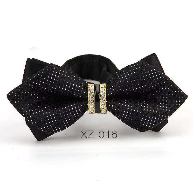 Luxury Boutique Fashion Metal Bow Ties for Men Bowtie Women Wedding Party Butterfly Bowties Gravata Slim Blue Burgundy