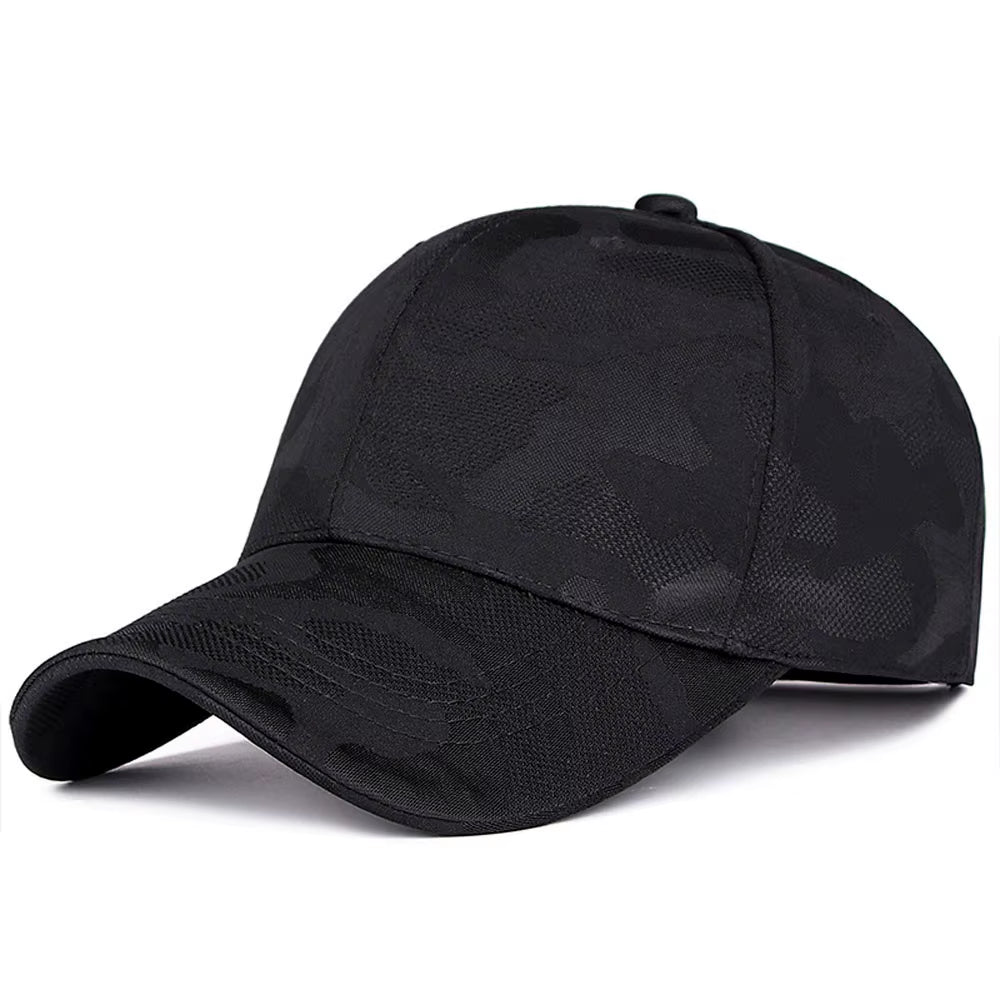 New Fashion Adjustable Baseball Cap Unisex Camouflage Camo Black Cap Casquette Hat Men Women Casual Desert Hat