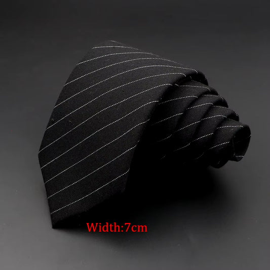 Mens Ties 6Cm Classic Cotton Handmade Skinny Grey Plaid Neckties Striped Narrow Collar Slim Cashmere Casual Tie Accessories Gift