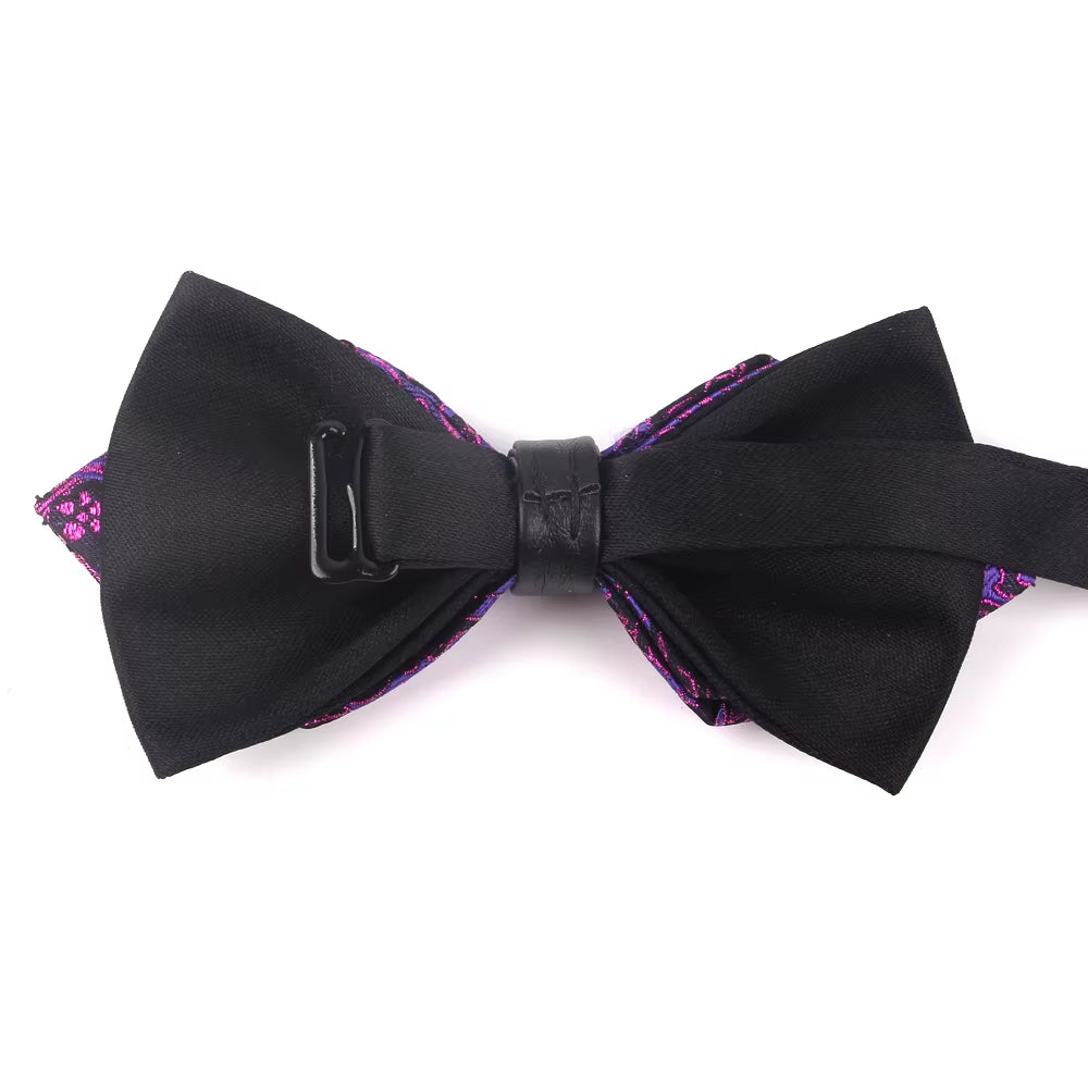 Pointed Bow Ties for Men Women Shirts Classic Men'S Bow Tie Business Wedding Bowknot Adult Solid Bowties Butterfly Suits Tie