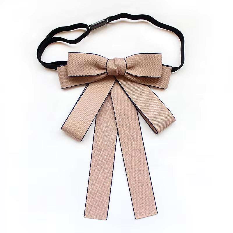 Vintage Fashion Retro Bow Tie Brooch Jewelry Ribbon Party Brooches for Women Girls Coat Suit Shirt Collar Pins Accessories Gifts