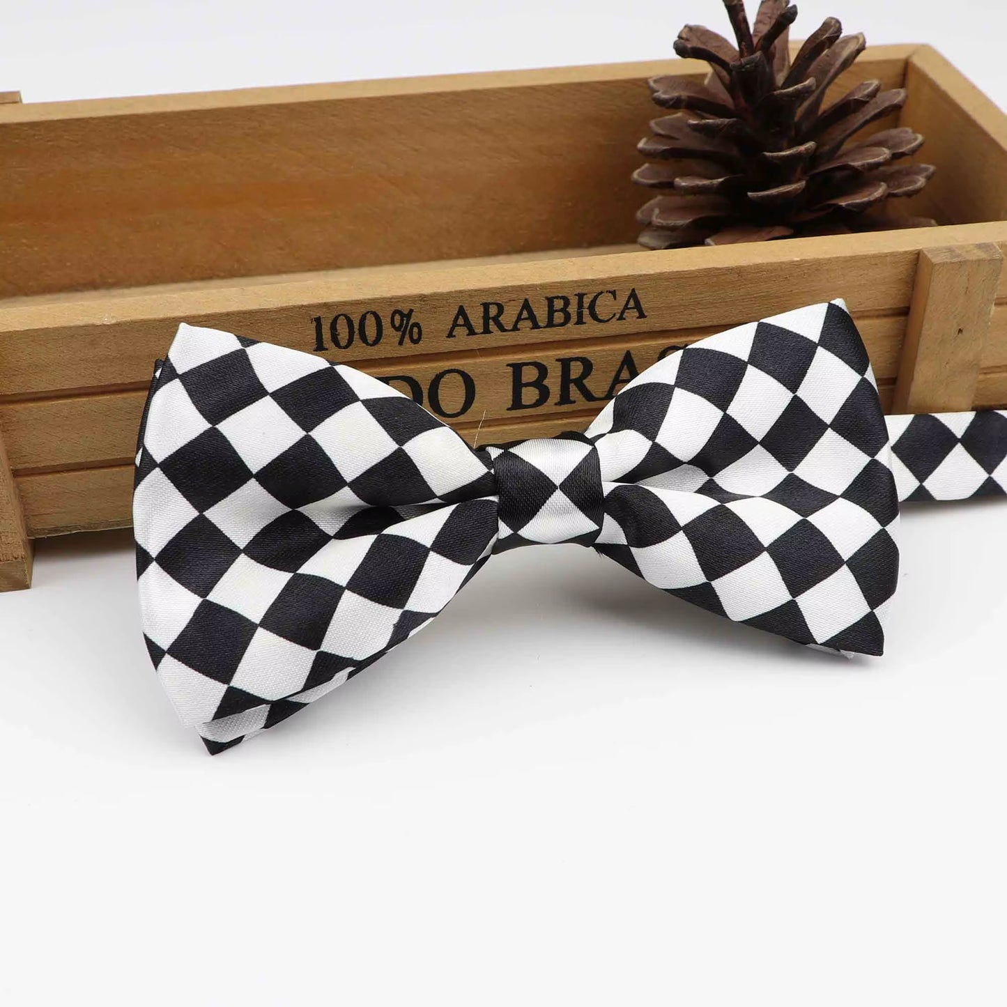 Mens Music Bow Tie Character Moustache Bowtie Smooth Camouflag Note Necktie Soft Polyester Butterfly Festival Striped Ties