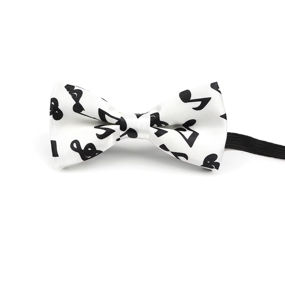 Music Note Parent-Child Bowtie Set Piano Stave Guitar Plaid Family Butterfly Party Dinner Wedding Design Cute Bow Tie Accessory