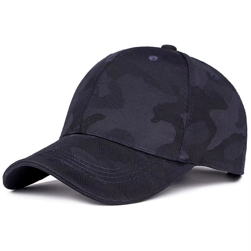 New Fashion Adjustable Baseball Cap Unisex Camouflage Camo Black Cap Casquette Hat Men Women Casual Desert Hat