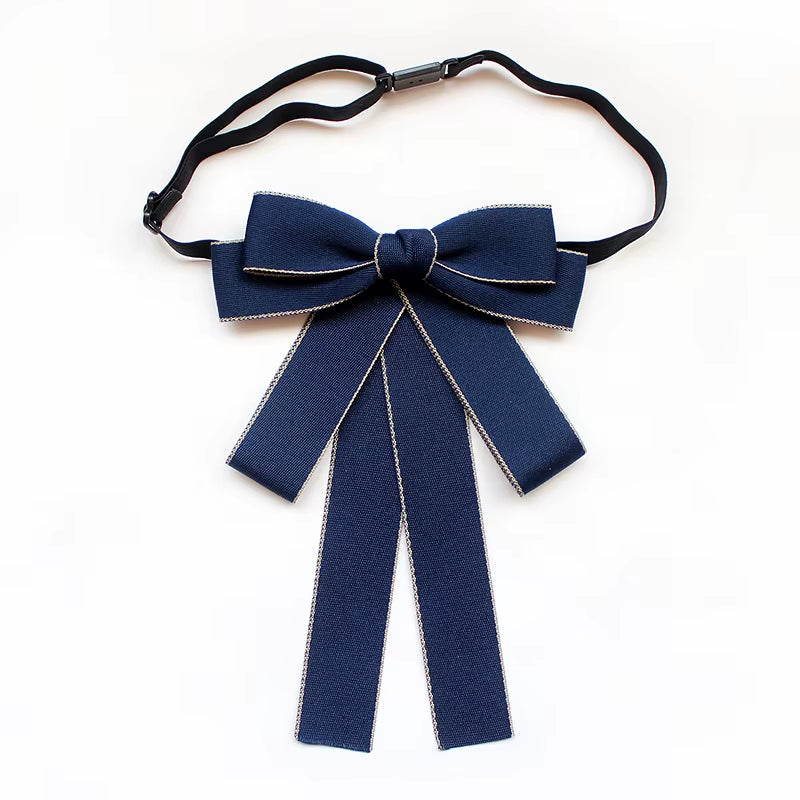 Vintage Fashion Retro Bow Tie Brooch Jewelry Ribbon Party Brooches for Women Girls Coat Suit Shirt Collar Pins Accessories Gifts