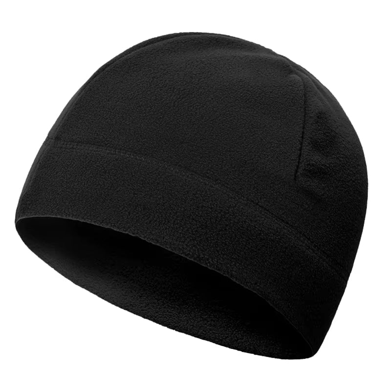 Warm Army Hat Winter Soft Men Beanie Ski Cycling Skin-Friendly Tactical Anti-Static Hiking Thermal Fleece Running Windproof Cap