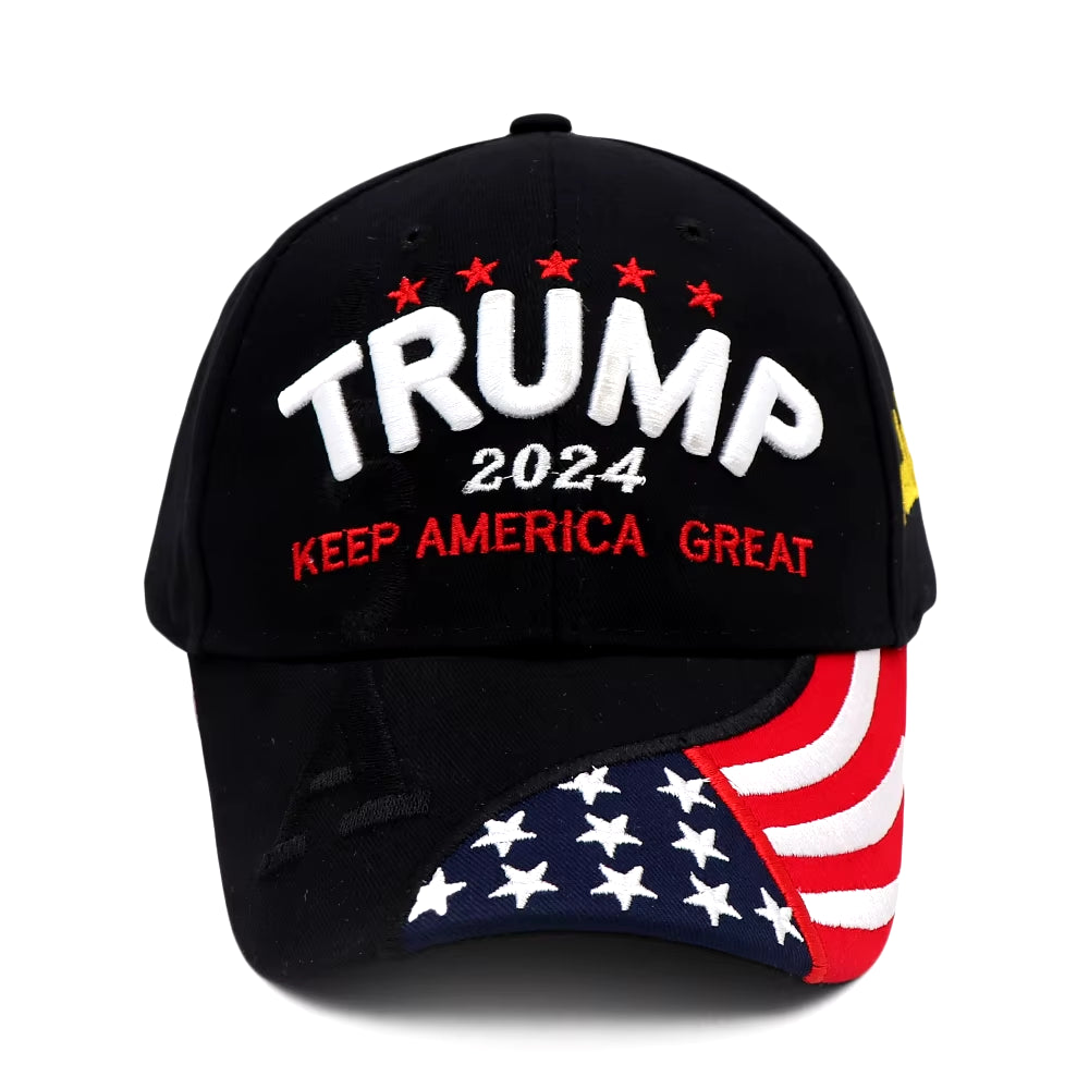 Donald Trump Hat Camouflage Cap Keep America Great MAGA Hat President 2024 American Flag USA Baseball Caps